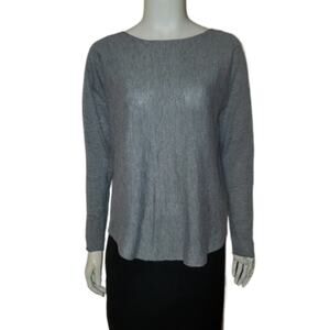 Anna Lane Lightweight sweater || Gray Small